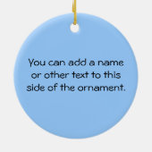 Tekst van de Opa van het best-est-Beste van de Keramisch Ornament (Achterkant)