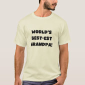 Tekst van de Opa van het best-est-Beste van de T-shirt (Voorkant)