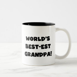 Tekst van de Opa van het best-est-Beste van de Tweekleurige Koffiemok