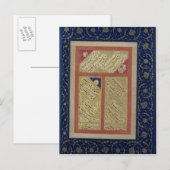 Tekst van een gedicht van een album briefkaart (Voorkant / Achterkant)