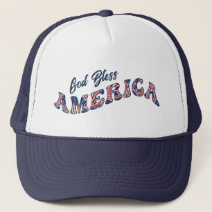 Tekst van het Amerikaanse vlag van God Bless Ameri Trucker Pet