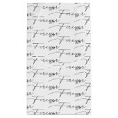 tekst van het BUITENLANDSE huwelijk op wit Klein Cadeauzakje (Achterkant)