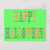 Tekst van het Halloween Festival Briefkaart (Voorkant)