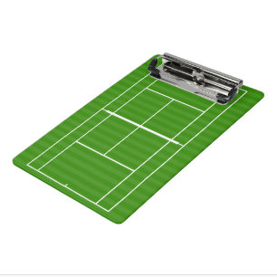TEKST VAN HET HOF VAN TENNIS MINI KLEMBORD