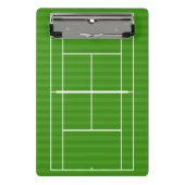 TEKST VAN HET HOF VAN TENNIS MINI KLEMBORD (Voorkant)