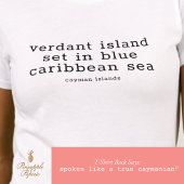Tekst van het Kaimaneilanden Nationaal Lied T-shirt