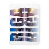 Tekst van Riga, Letland Magneet (Verticaal)