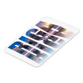 Tekst van Riga, Letland Magneet (Linkerzijde)