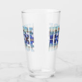Tekst van Venetië met reflectie Glas (Rechts)