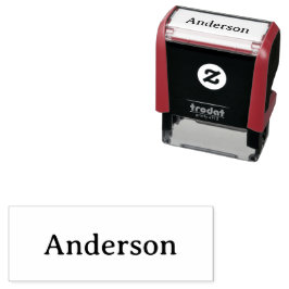 Tekst verwijderen Eigen ontwerp vervangen 1.8" x 0 Zelfinktende Stempel