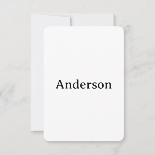 Tekst verwijderen Eigen ontwerp vervangen 3,5" x 5 Bedankkaart (Voorkant)