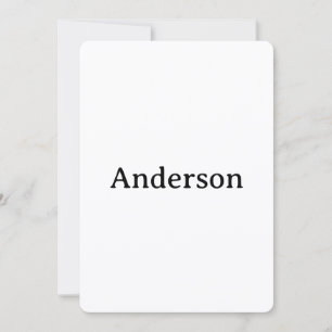 Tekst verwijderen Eigen ontwerp vervangen 5" x 7"  Bedankkaart