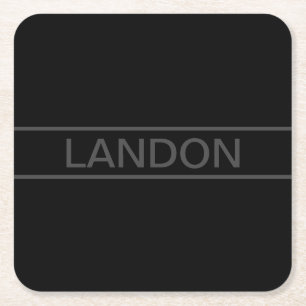 tekst   Vet Matig Zwart en Donkergrijs Kartonnen Onderzetters