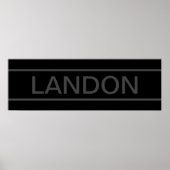  tekst | Vet Matig Zwart en Donkergrijs Poster (Voorkant)