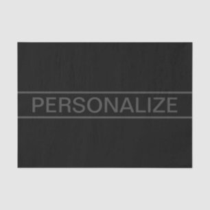 tekst   Vet Matig Zwart en Donkergrijs Tissuepapier