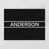  tekst | Vet Matig Zwart-wit Briefkaart (Voorkant)