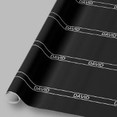 tekst | Vet Matig Zwart-wit Cadeaupapier