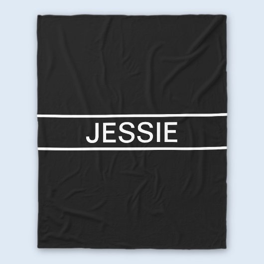  tekst | Vet Matig Zwart-wit Fleece Deken