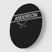  tekst | Vet Matig Zwart-wit Grote Klok (Hoek)