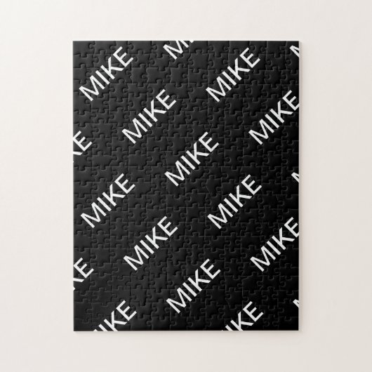  tekst | Vet Matig Zwart-wit Legpuzzel (Verticaal)