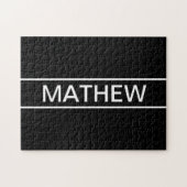  tekst | Vet Matig Zwart-wit Legpuzzel (Horizontaal)