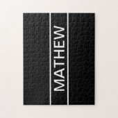  tekst | Vet Matig Zwart-wit Legpuzzel (Verticaal)