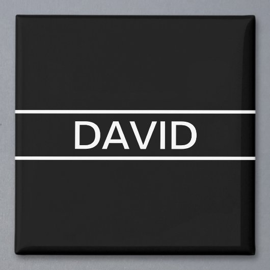  tekst | Vet Matig Zwart-wit Magneet