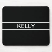  tekst | Vet Matig Zwart-wit Muismat (Voorkant)