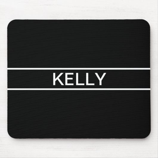  tekst | Vet Matig Zwart-wit Muismat (Voorkant)