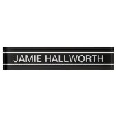  tekst | Vet Matig Zwart-wit Naambordje (Voorkant)