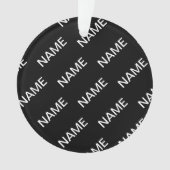 tekst | Vet Matig Zwart-wit Ornament (voorkant)