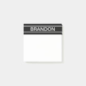  tekst | Vet Matig Zwart-wit Post-it® Notes (Voorkant)