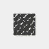  tekst | Vet Matig Zwart-wit Post-it® Notes (Voorkant)