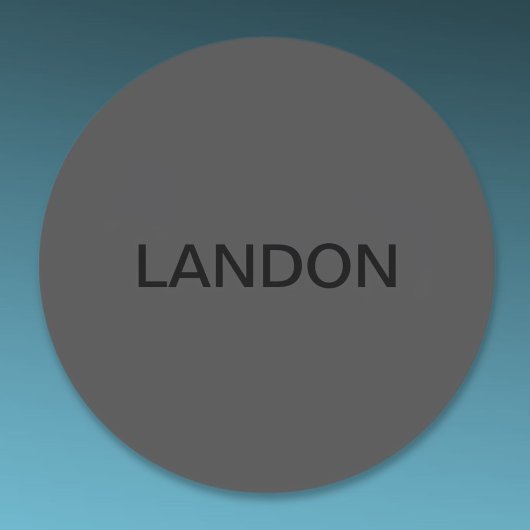  tekst | Vet Matig Zwart-wit Ronde Sticker