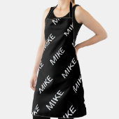  tekst | Vet Matig Zwart-wit Schort (Insitu)