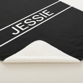  tekst | Vet Matig Zwart-wit Sherpa Deken (3/4)