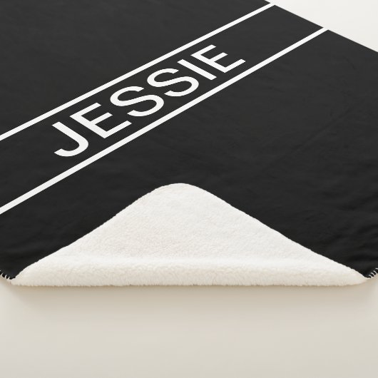  tekst | Vet Matig Zwart-wit Sherpa Deken (3/4)