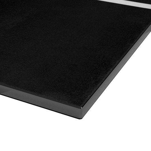  tekst | Vet Matig Zwart-wit Snijplank (Hoek)