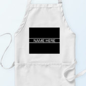  tekst | Vet Matig Zwart-wit Standaard Schort