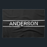 tekst | Vet Matig Zwart-wit Theedoek<br><div class="desc">Vette hedendaagse blik.</div>