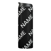 tekst | Vet Matig Zwart-wit Thermosbeker (Geroteerd rechts)