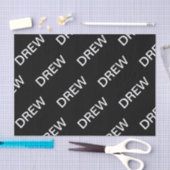 tekst | Vet Matig Zwart-wit Tissuepapier (Craft)