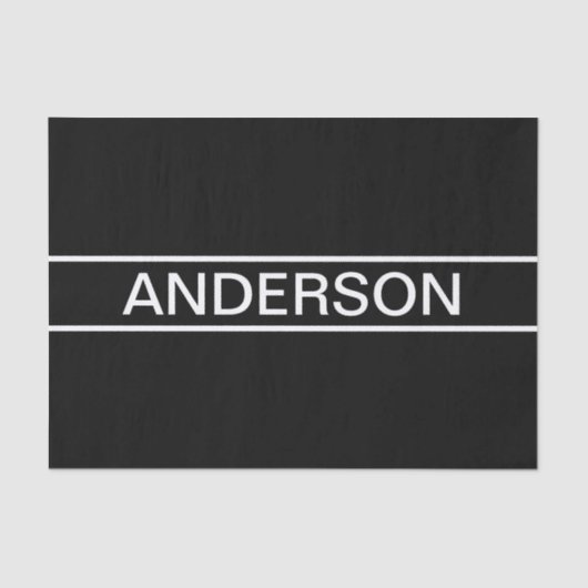 tekst | Vet Matig Zwart-wit Tissuepapier (Voorkant)