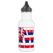Tekst vlag Hawaï Waterfles (Rechts)