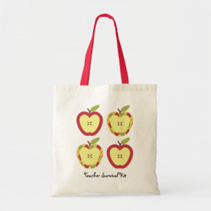 tekst voor appels tote bag