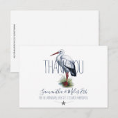 Tekst voor Baby shower winkel Dank je wel Bedankkaart (Voorkant / Achterkant)