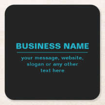  tekst voor bedrijven etc. Bewerkbaar zwart