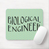 Tekst voor Biological Engineer Muismat (Met muis)
