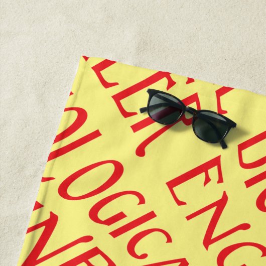 Tekst voor Biological Engineer Strandlaken (In situ)