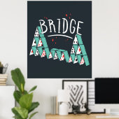 Tekst voor Bridge-kaarten Poster (Thuiskantoor)